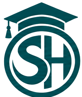Monogramme OSH avec toque universitaire
